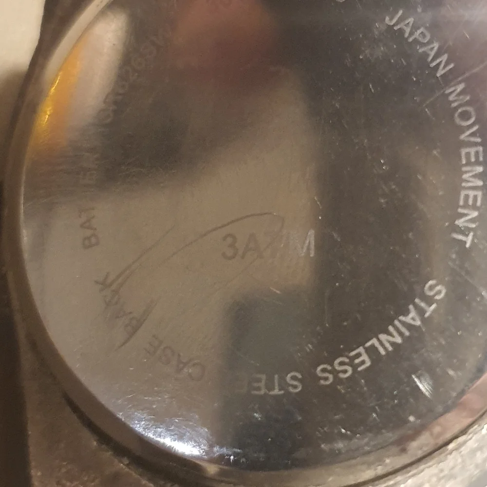 10/$20 Unlisted By Kenneth Cole Silver/Black Stainless Steel Men's Watch
